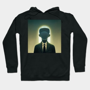 Empty faced business man Hoodie